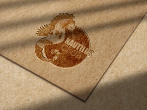 mockup logo nautilus